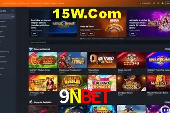 Interface moderna da plataforma 9Nbet